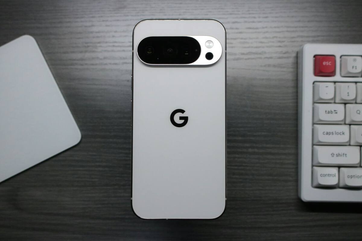 White Google Pixel 10 Pro XL showing camera array