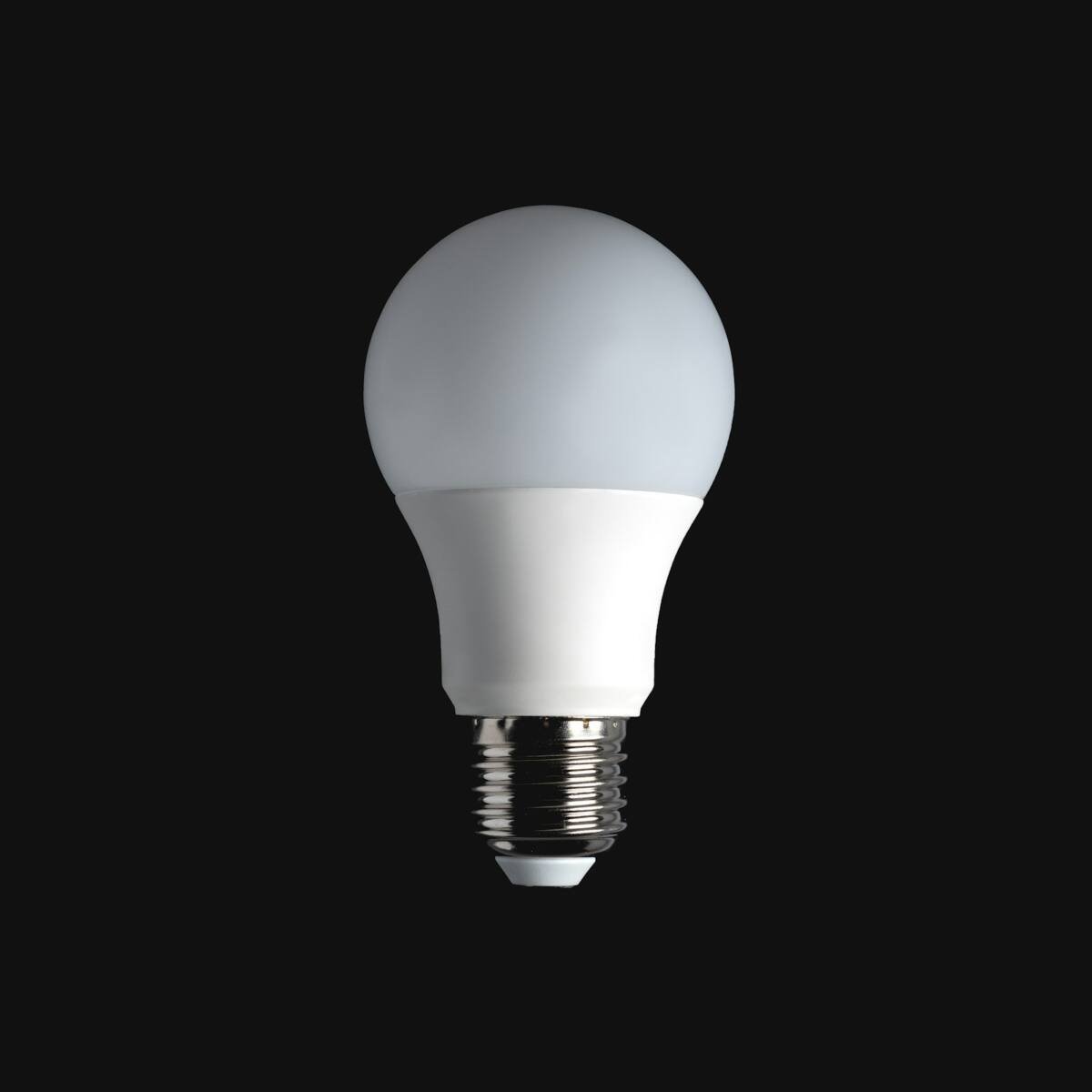 White smart light bulb