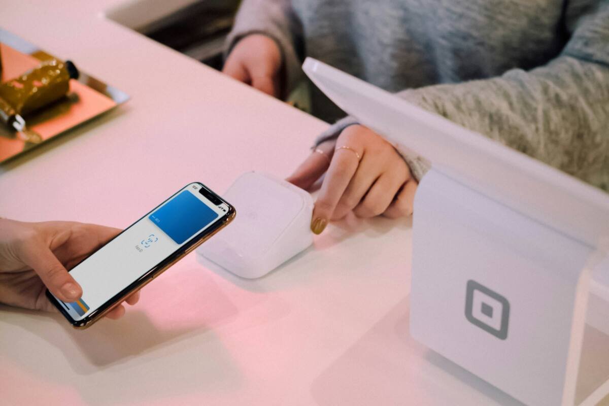Android smartphone resting on a desk